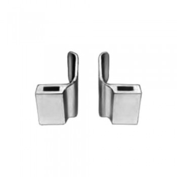 DeBakey Lateral Blades Pair Fig. 3 Stainless Steel, Blade Size 50 x 50 mm